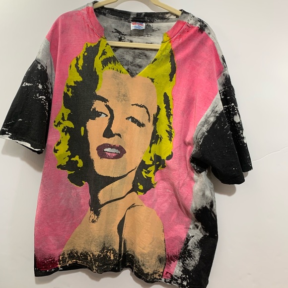 Tops - Marilyn Monroe Tie Dye T Shirt